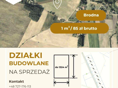 Działka budowlana Brodna