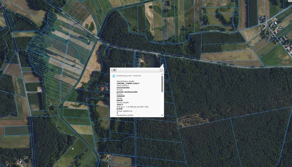 Działka rekreacyjna Kałki