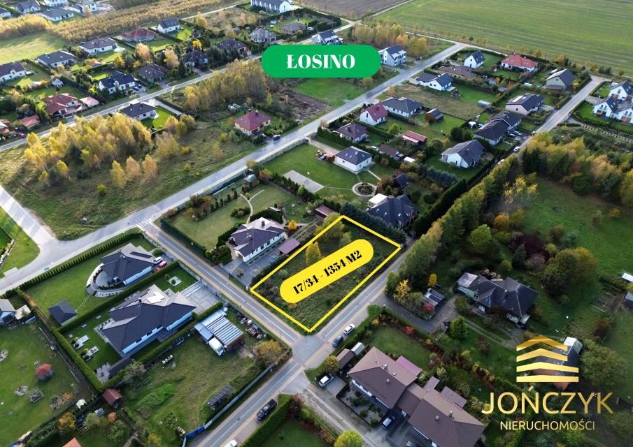 Działka budowlana Łosino
