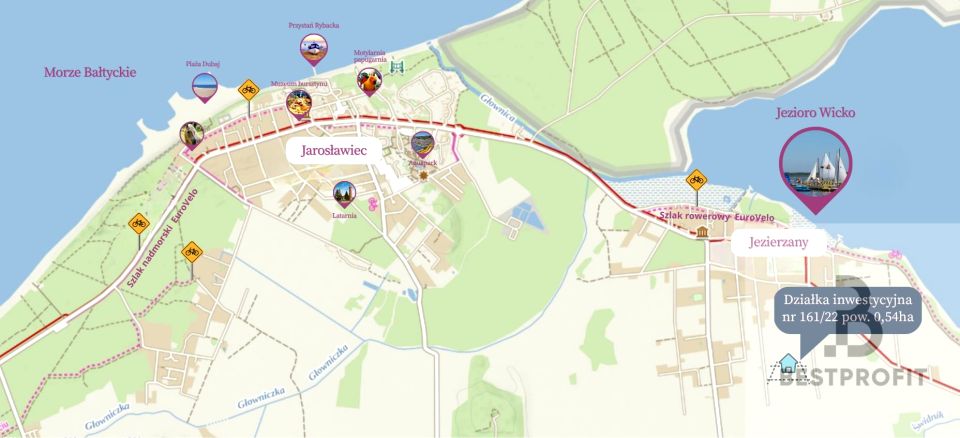 Działka inwestycyjna Jezierzany