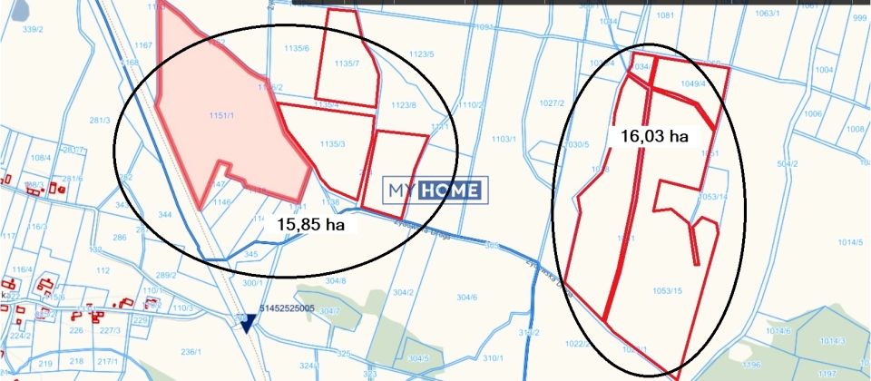 Pusta działka Chmieleń