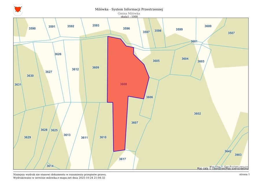 Działka leśna Milówka sprzedam