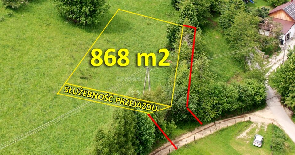 Działka budowlana Zawoja