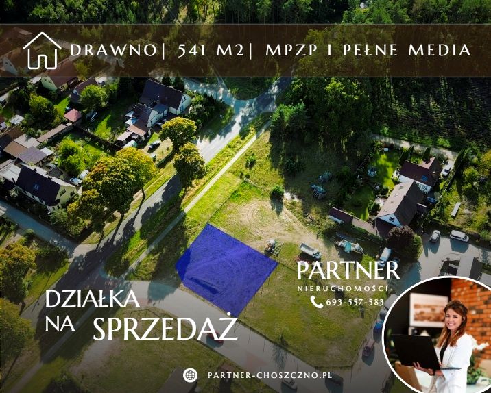 Działka budowlana Drawno
