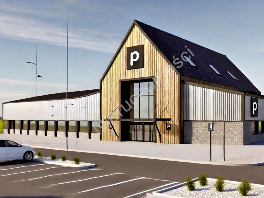 Działka usługowa Łady