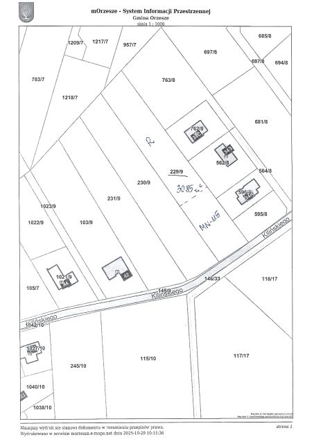 Działka budowlano-rolna Orzesze