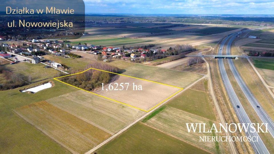 Działka inwestycyjna Mława