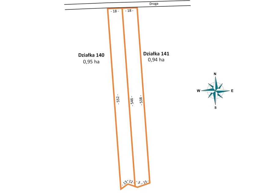 Działka budowlano-rolna Owczary sprzedam