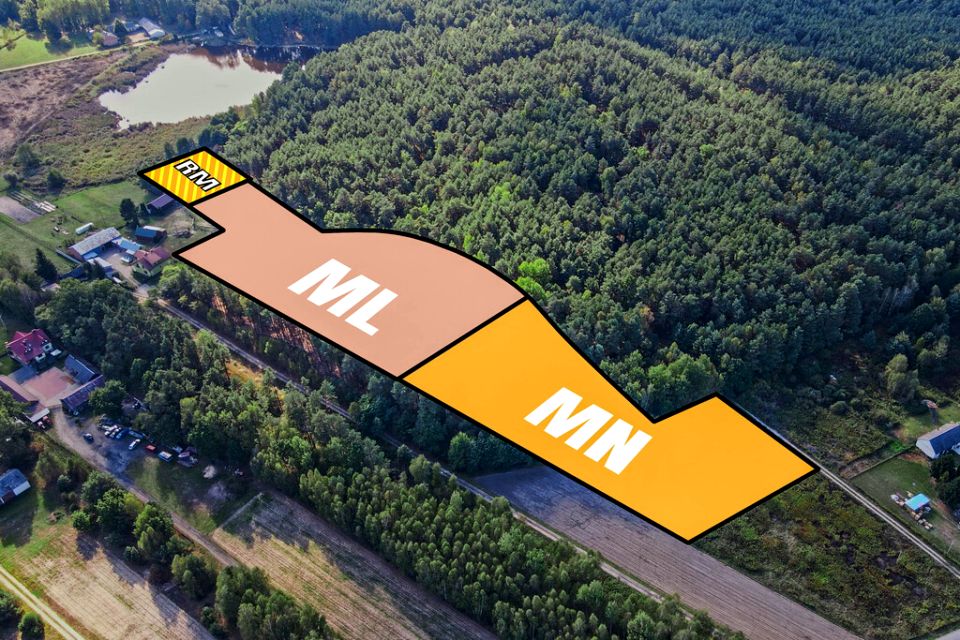 Działka rekreacyjna Borówek