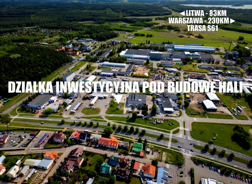 Zabudowana działka Ełk