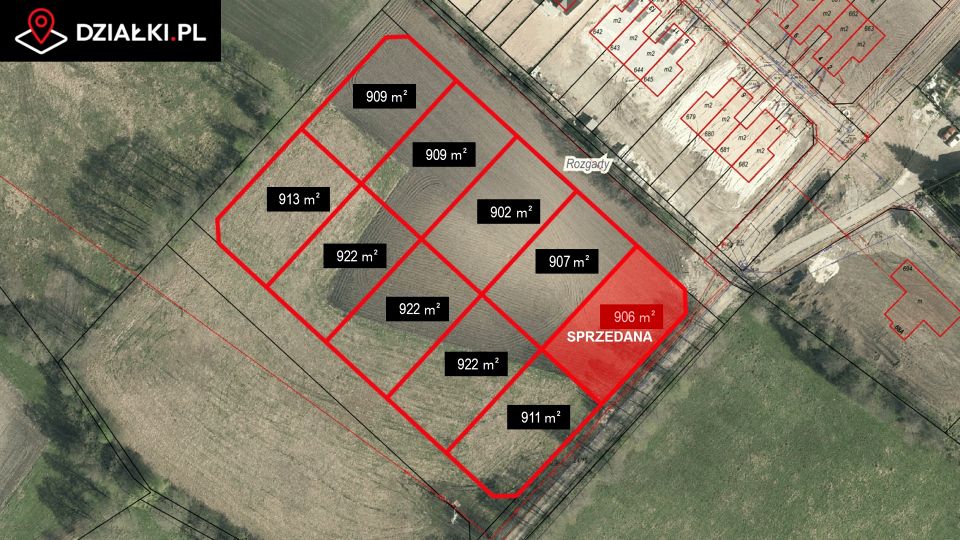 Działka budowlana Rozgarty sprzedam