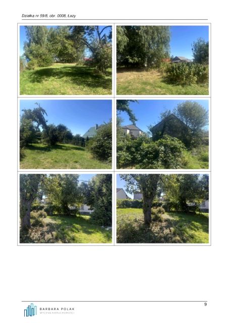 Działka budowlana Łazy