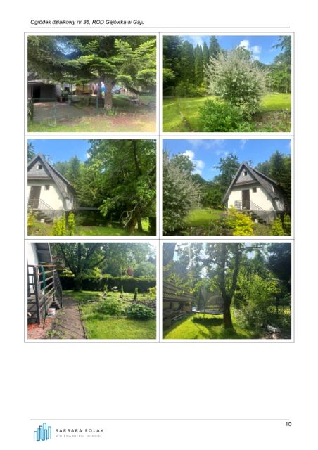 Działka rekreacyjna Gaj