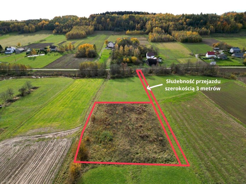 Działka budowlano-rolna Ołpiny