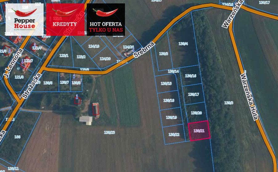 Działka budowlana Rębiska