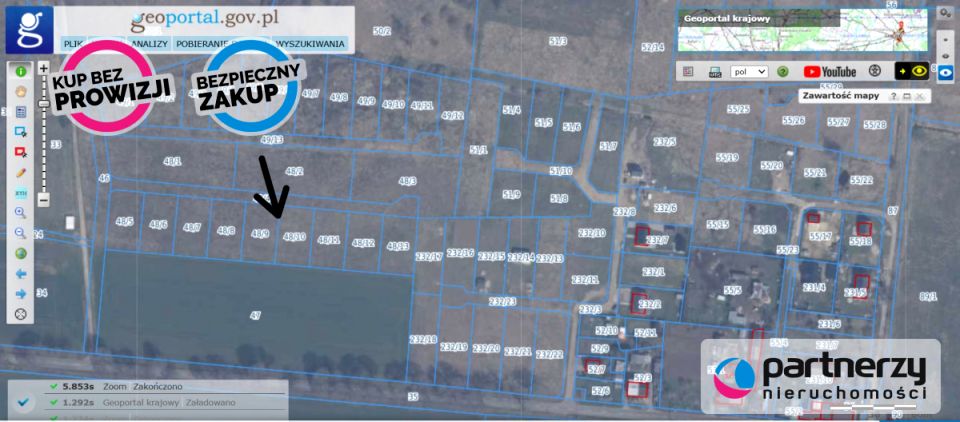 Działka usługowa Mierzyno