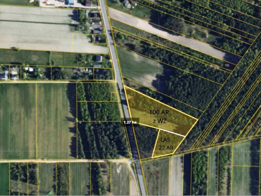 Działka inwestycyjna Wólka Łękawska