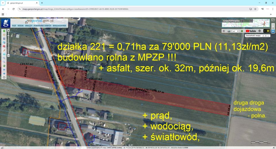 Pusta działka Złotniki
