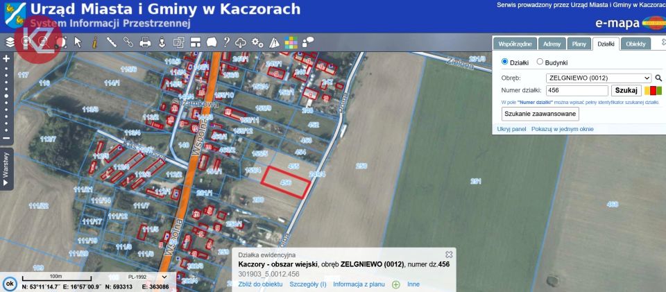 Pusta działka Zelgniewo