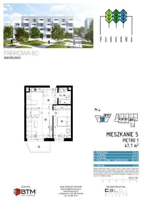 Mieszkanie ul. Parkowa 6