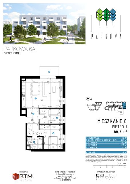 Mieszkanie ul. Parkowa 6