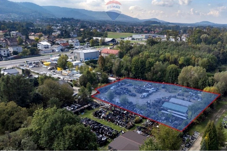 Działka usługowa Bielsko-Biała
