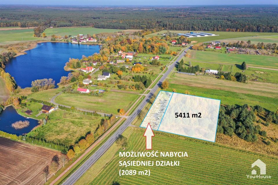 Działka inwestycyjna Stanowo