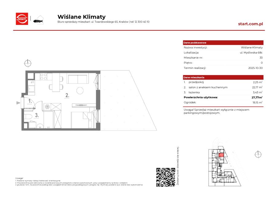Mieszkanie Płaszów, ul. Myśliwska 68C