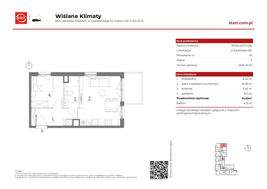 Mieszkanie Płaszów, ul. Myśliwska 68C