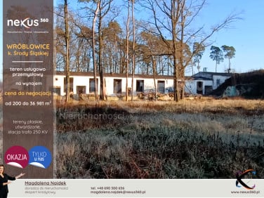 Działka usługowa WRÓBLOWICE