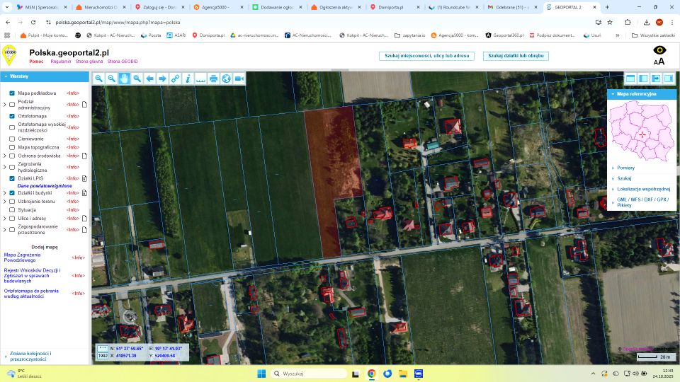 Działka budowlano-rolna Chechło Drugie