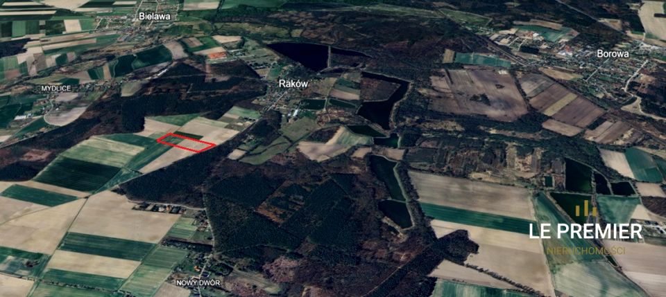 Działka rolna Raków