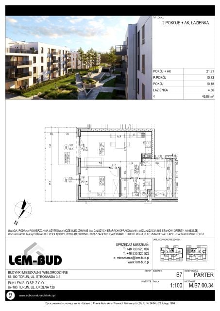 Mieszkanie Jar, ul. Strobanda 3-5