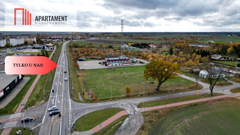 Działka usługowa Człuchów