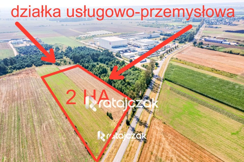 Działka przy lesie