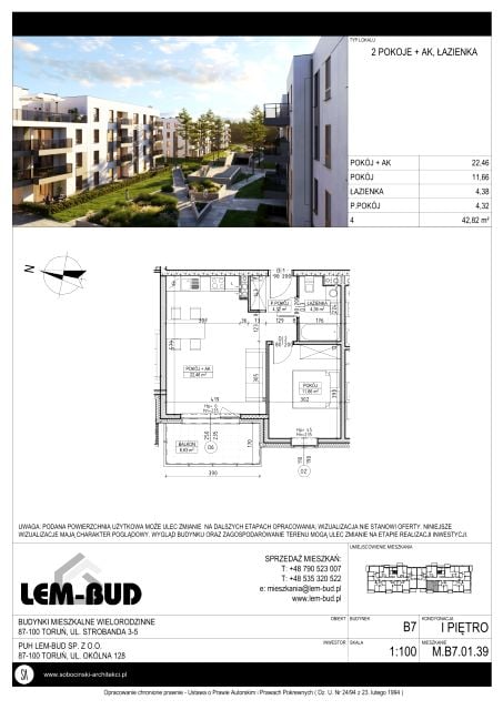 Mieszkanie Jar, ul. Strobanda 3-5