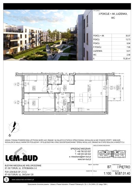 Mieszkanie Jar, ul. Strobanda 3-5