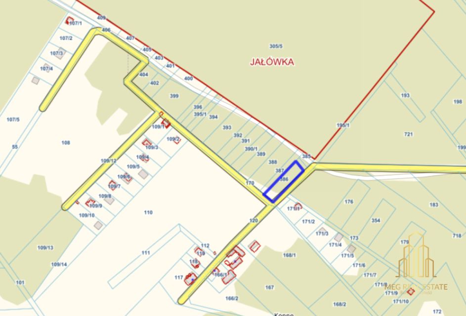 Działka rekreacyjna Konne