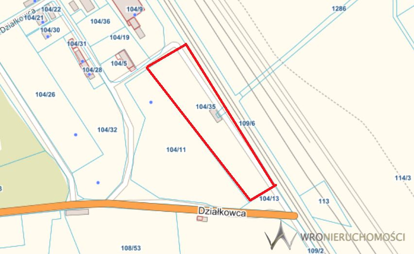 Działka usługowa Januszkowice sprzedam