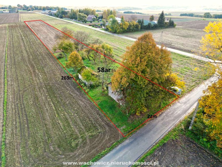 Działka budowlano-rolna Krępa