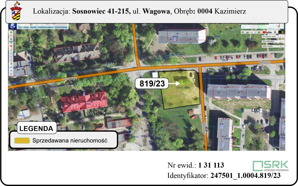Działka Sosnowiec