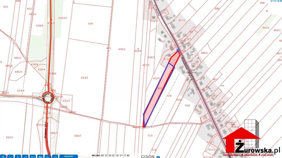 Pusta działka Ujazd