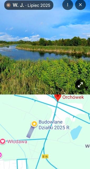 Działka budowlana Orchówek