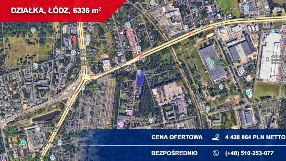 Działka Łódź