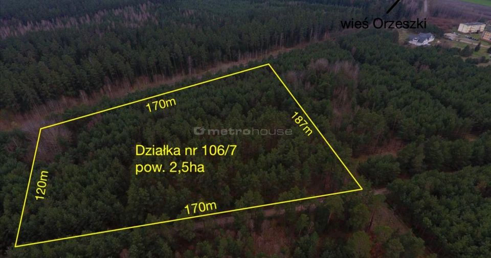 Działka rolna Orzeszki