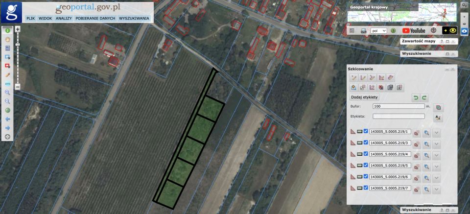 Działka budowlana Korzyce