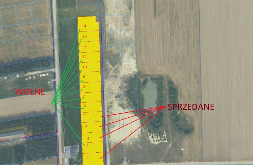 Działka budowlana Narty