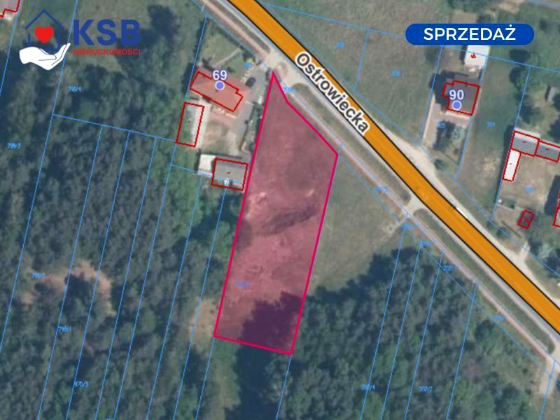 Działka budowlana Kuczów