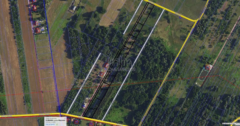 Pusta działka Glinianka