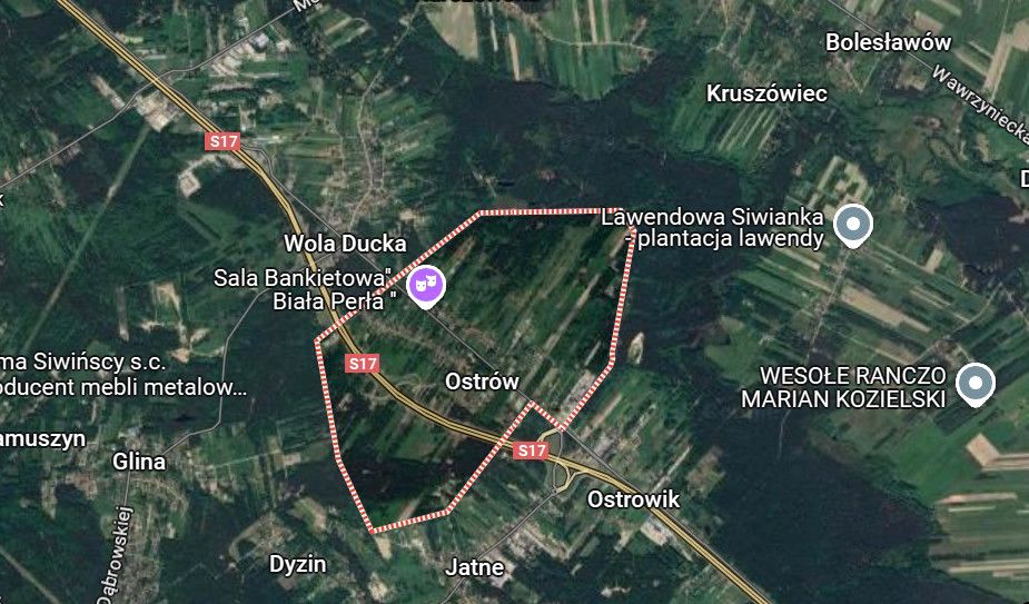 Działka budowlana Ostrów